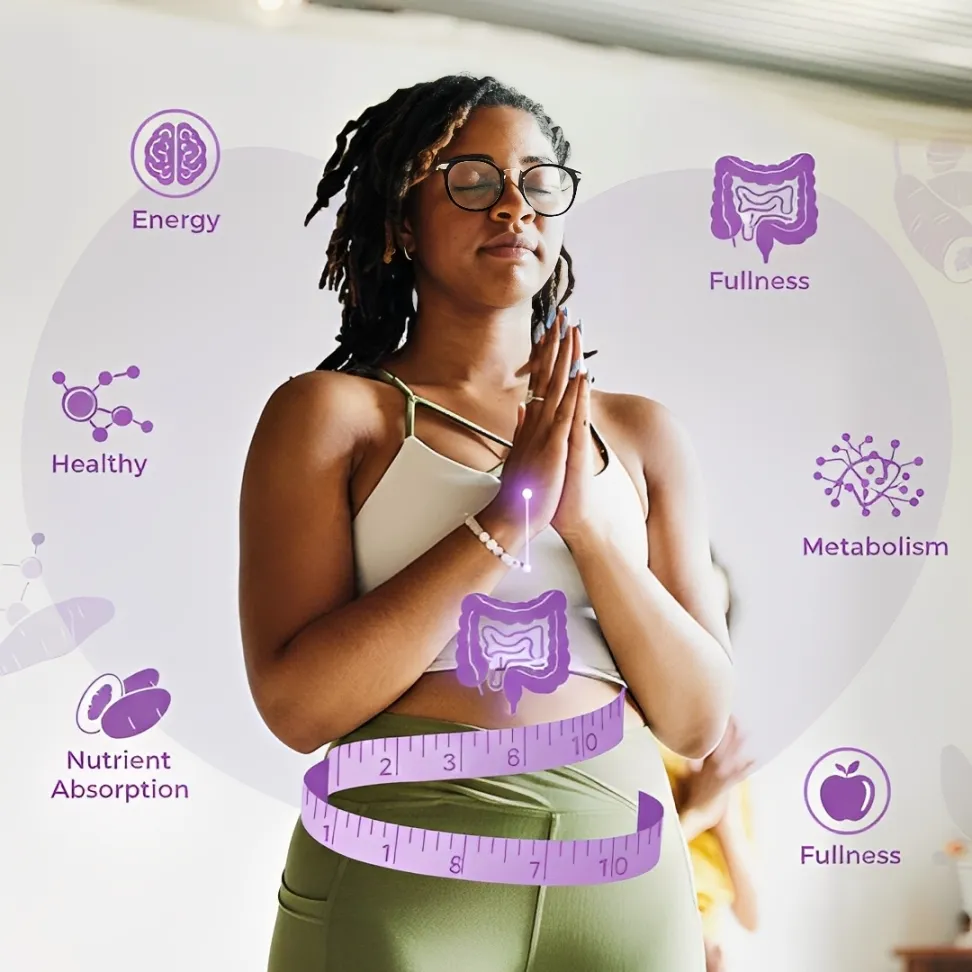 A woman holding a Maia chocolate bar; a man working with cocoa beans.