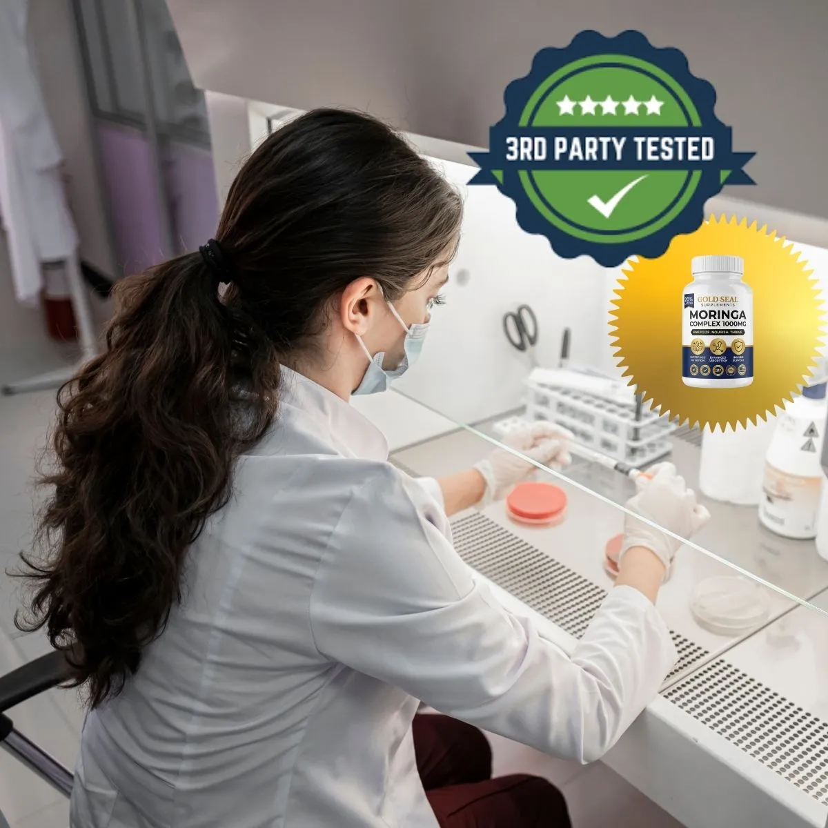 Scientist Testing BPC-157