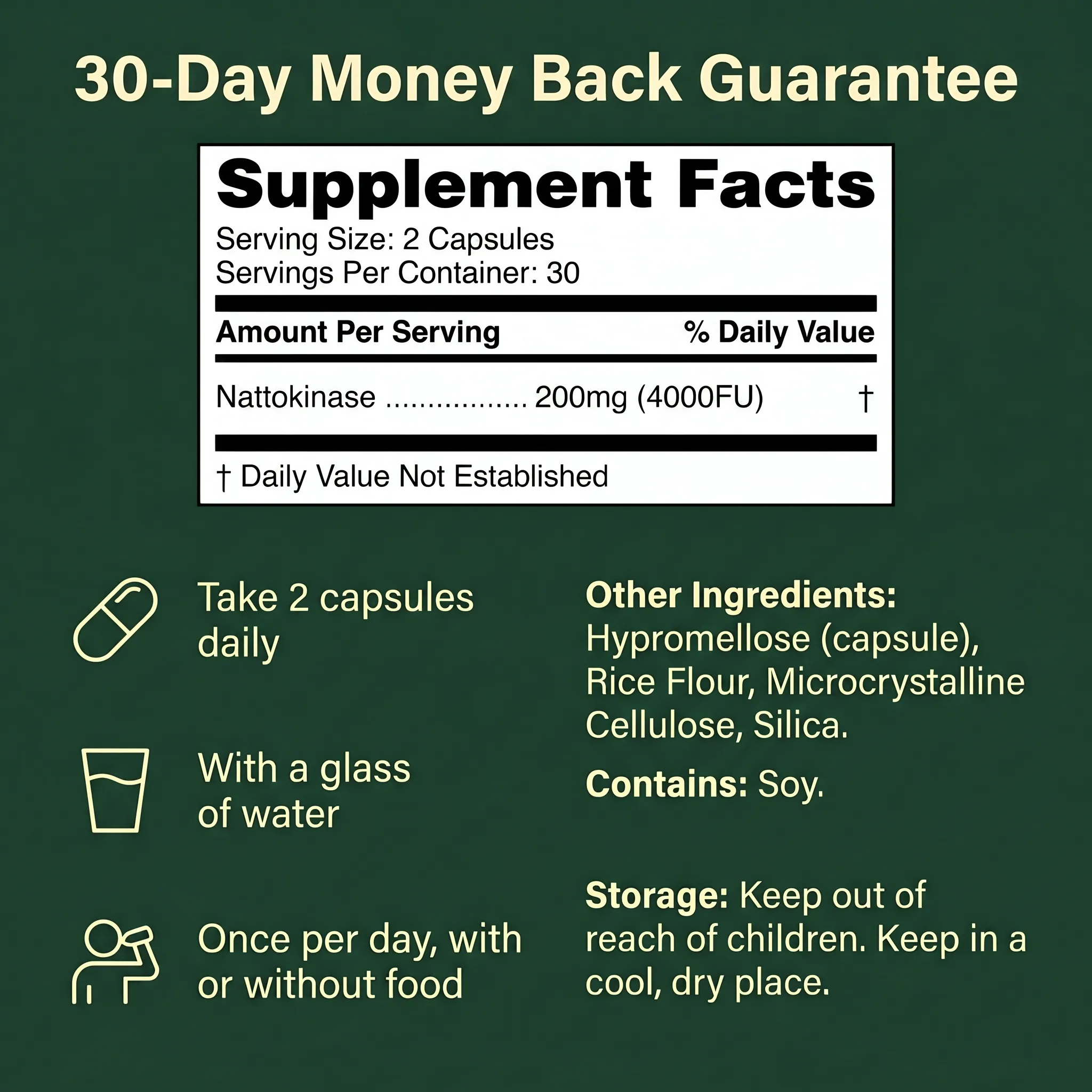 Bare Willow Cayenne Blend Drops Supplement Facts