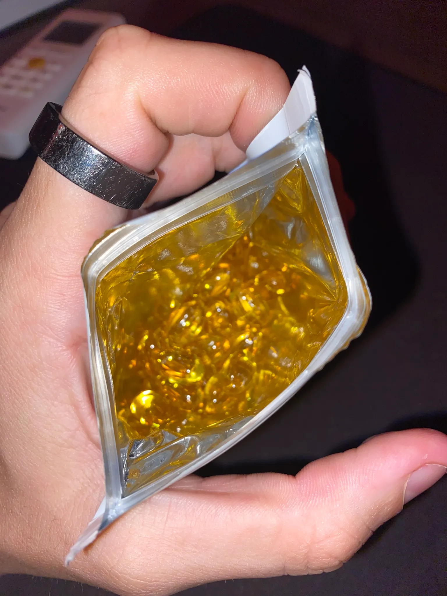 Package of Maïa 100% premium ceremonial cacao with vibrant decorative design.