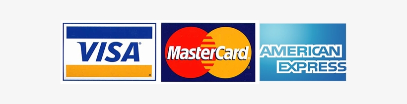 Visa, Mastercard, American Express