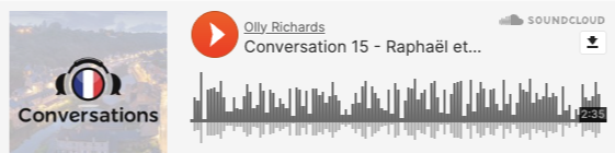 Audio player screenshot
