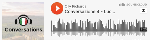 Audio player screenshot