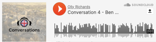 Audio player screenshot