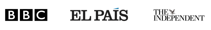 BBC, The Times, Gulf Times, El País media logos