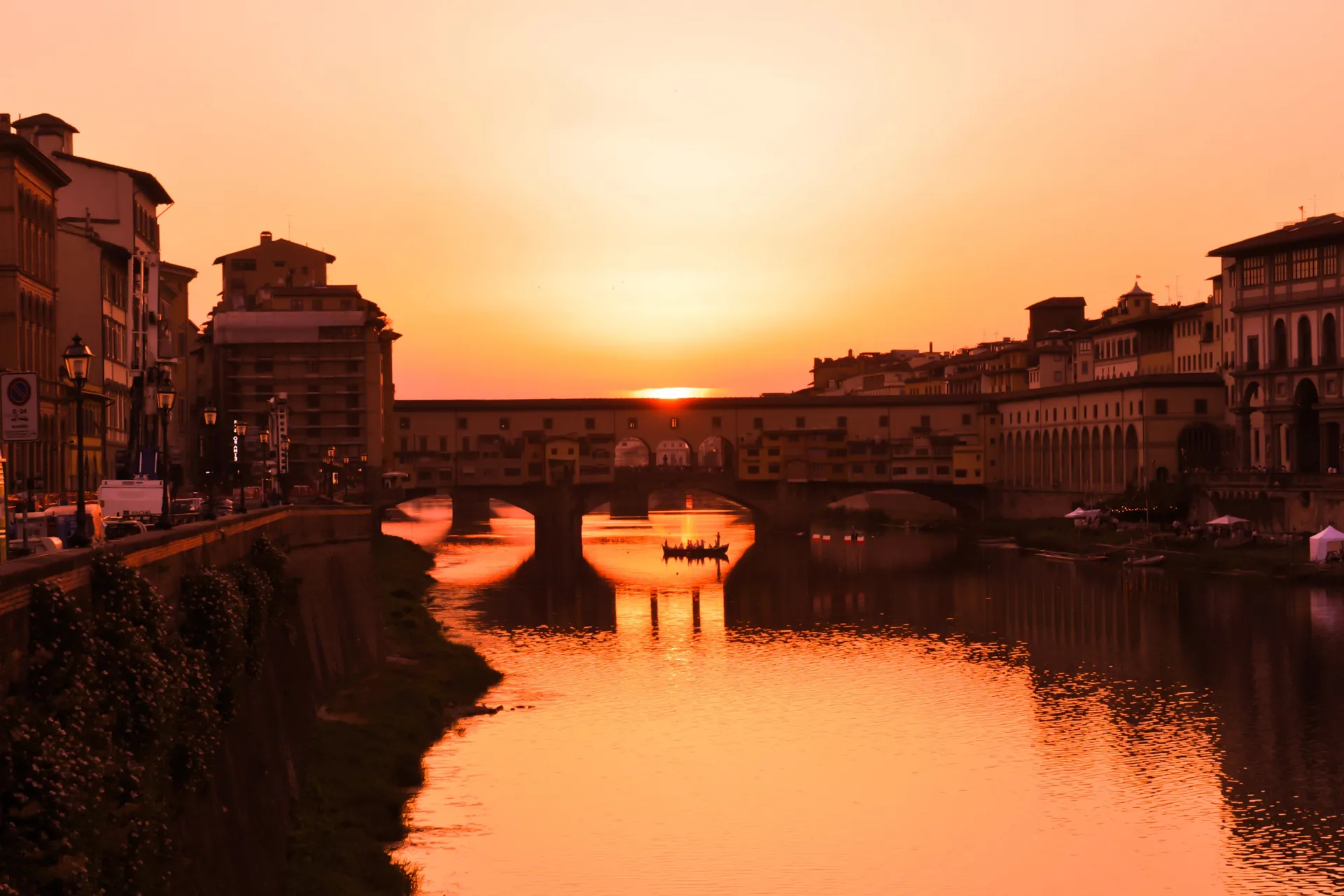 A sunlit Italian piazza, the kind of place this course leads you to