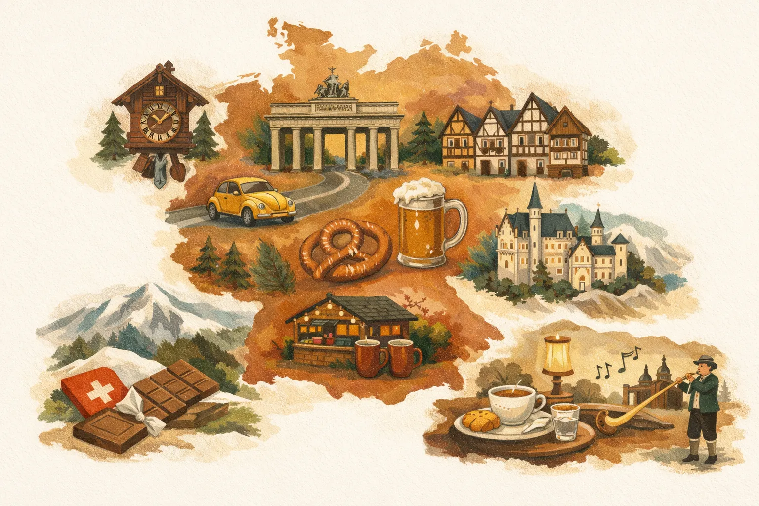 Cultural lesson exploring Germany's regions, history, and traditions