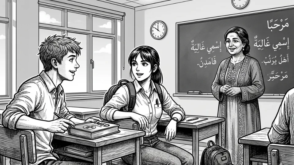 Illustration from Chapter 1 of الرحلة