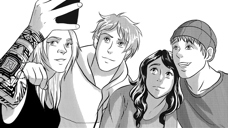Illustration from Chapter 10 of Ljudvågornas Första Spelning