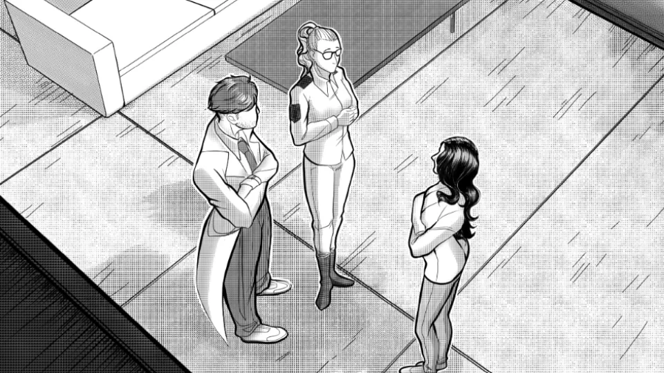 Illustration from Chapter 3 of L’épée Volée