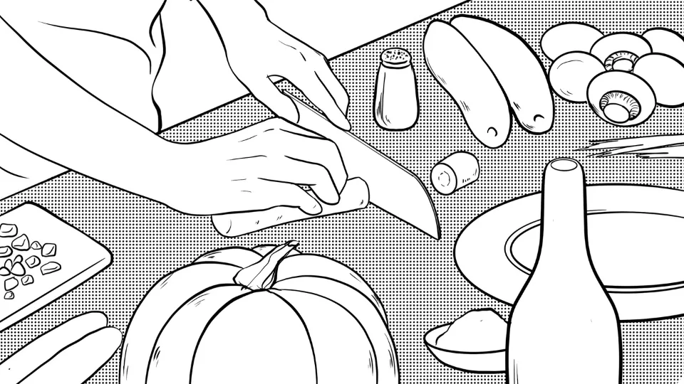 Illustration from Chapter 5 of Atrapados en el Plaza del Mar
