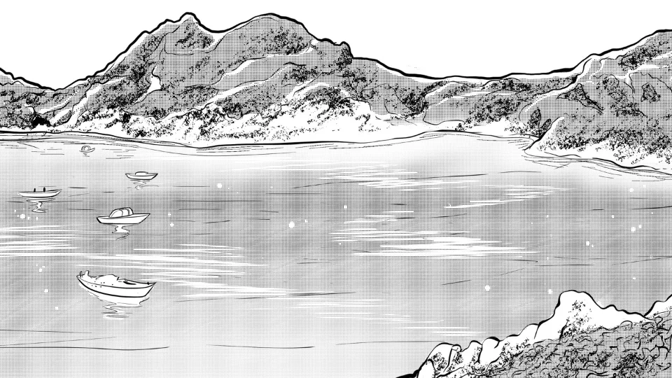 Illustration from Chapter 1 of Tre Fratelli Giordani