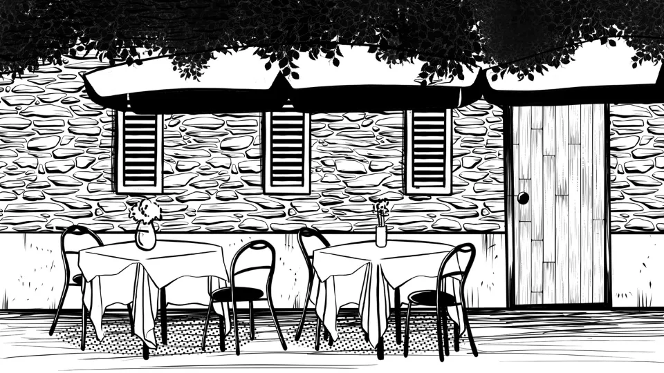 Illustration from Chapter 5 of Tre Fratelli Giordani
