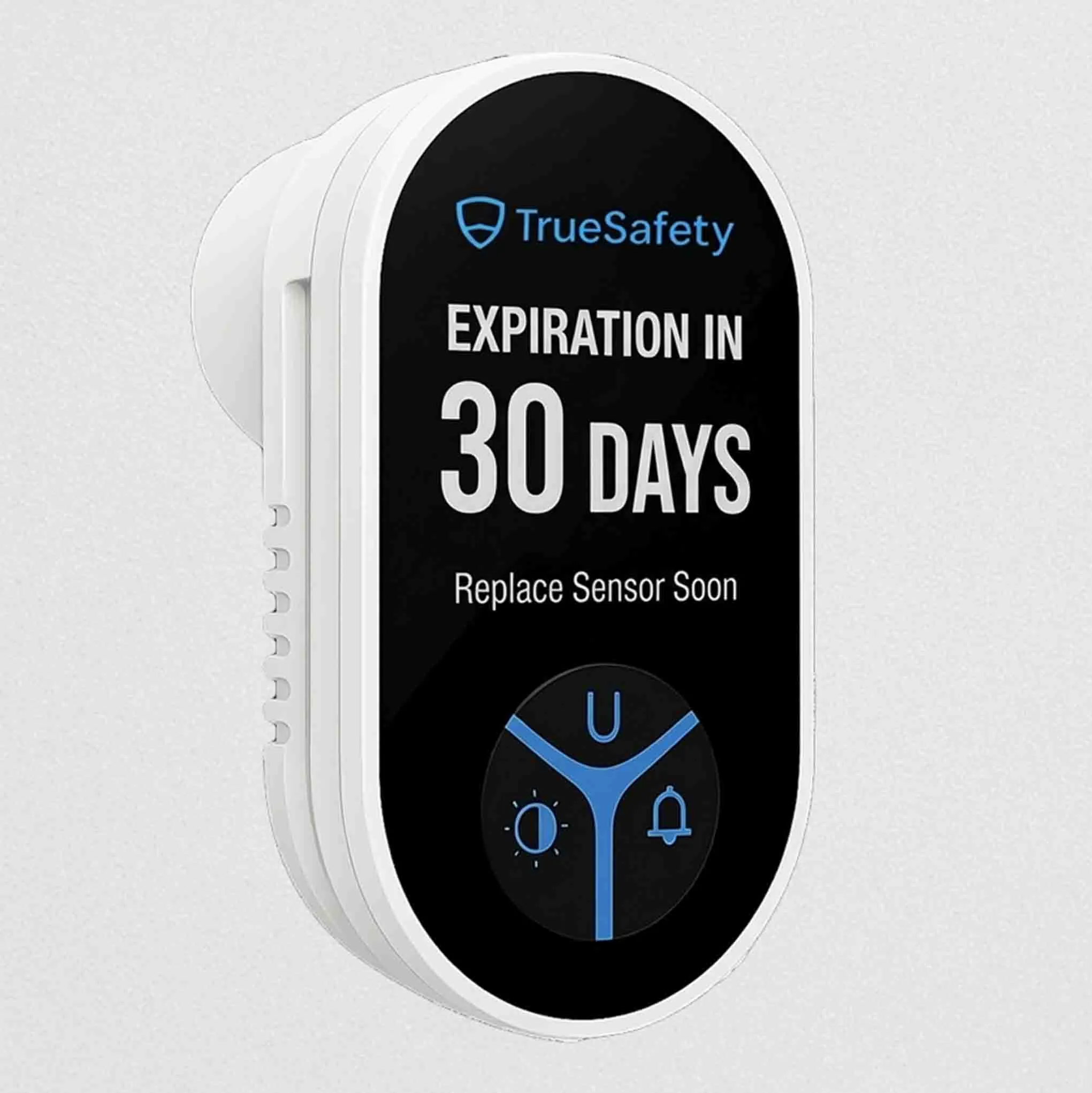 TrueDetect display showing expiration countdown