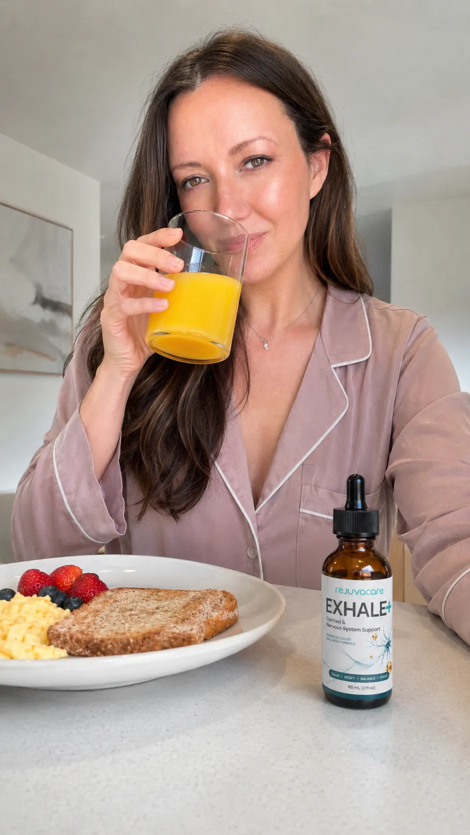 Step 3: Sip and settle