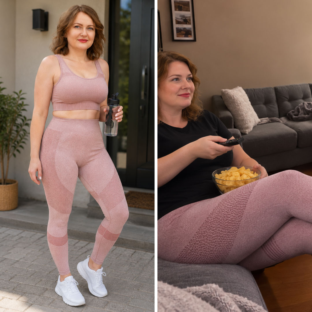 CelluFlex Kompressionsleggings im Alltag