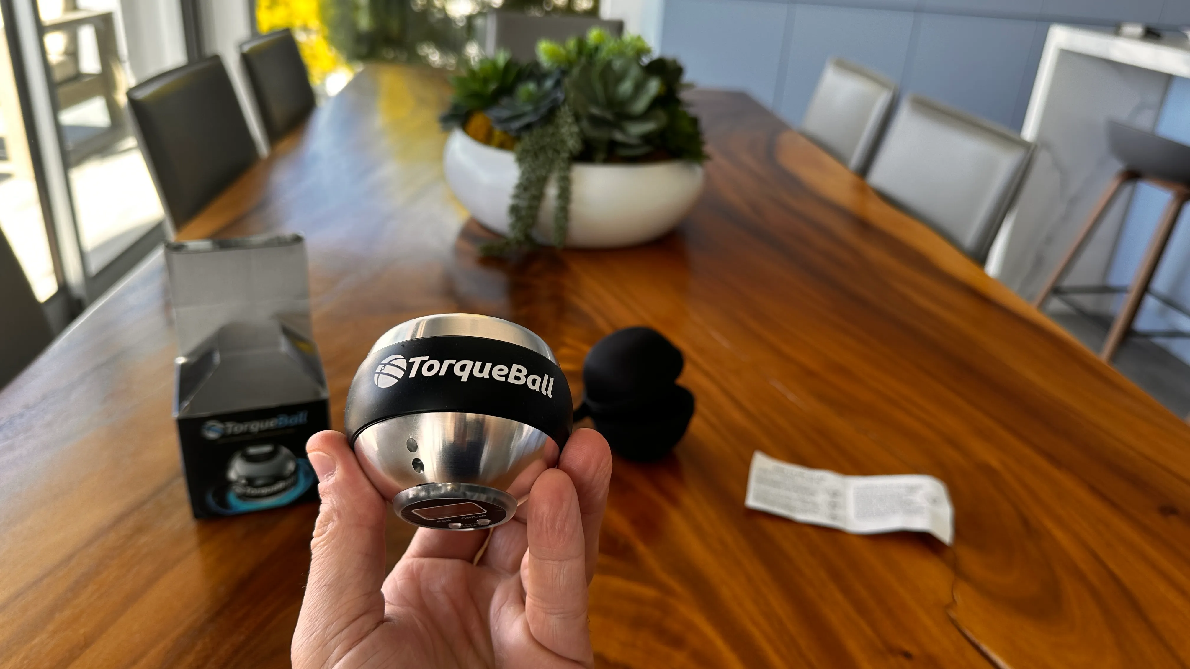 Hands using NeuroBall